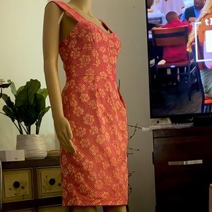 Colorful cocktail dress